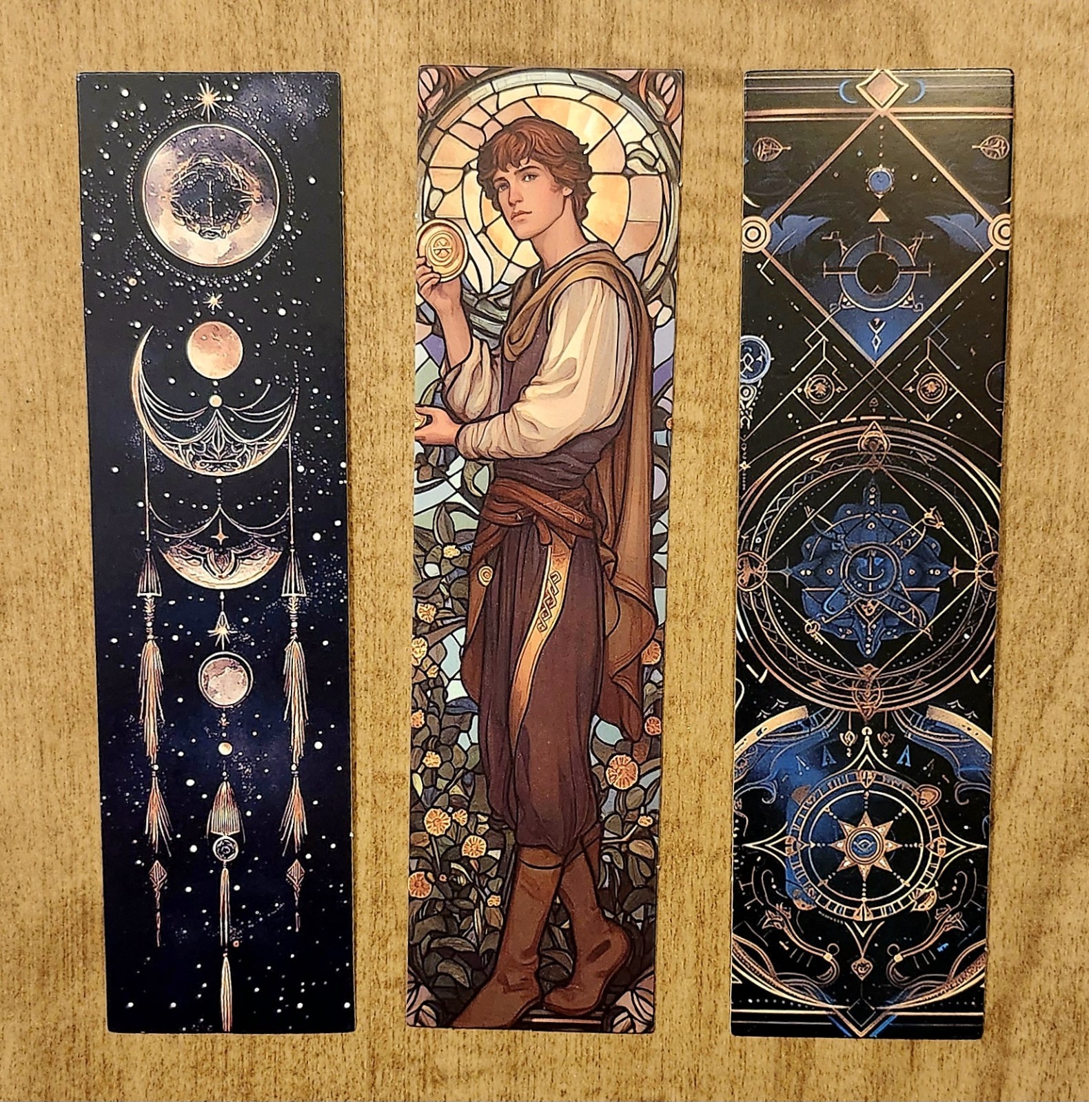 Bookmark Set of 3, Tarot Card 