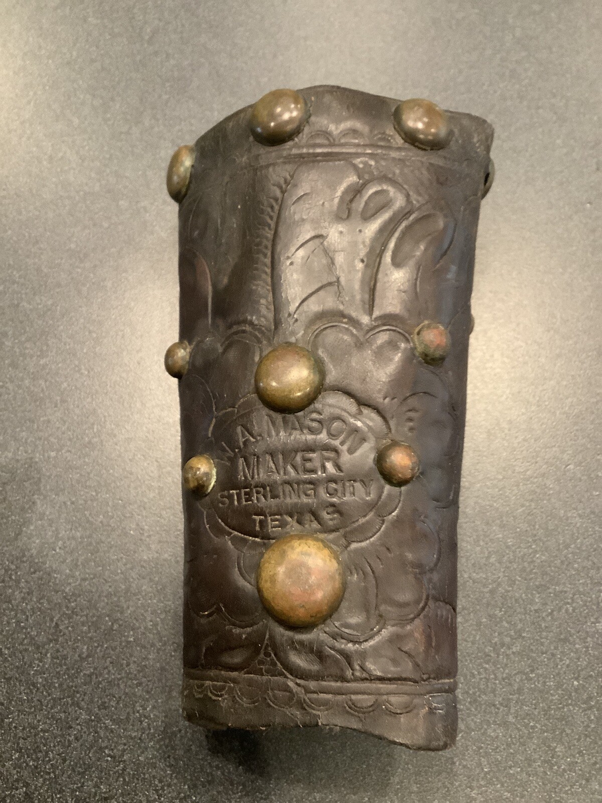 VINTAGE SCARCE SINGLE RIDING CUFF MARKER W. A. MASON STERLING TEXAS