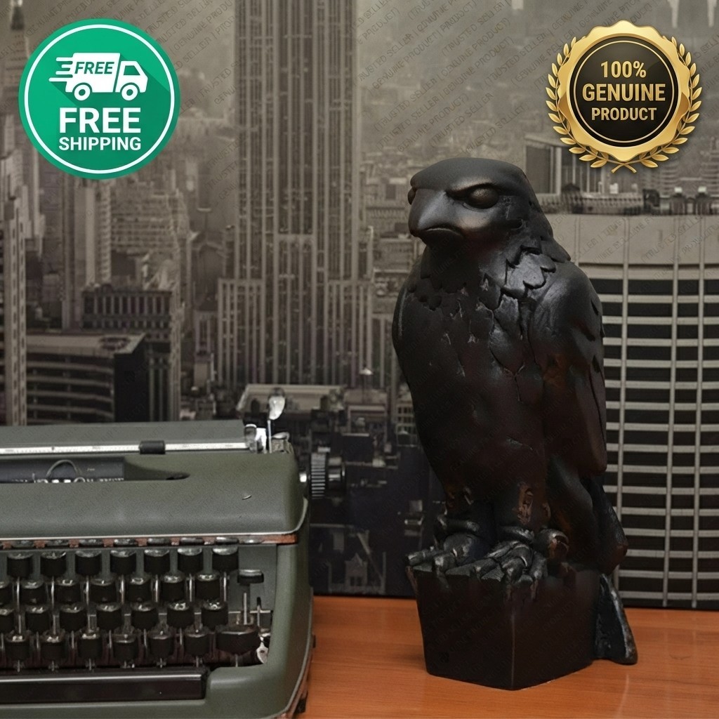 Maltese Falcon Statue Prop Handmade Resin Sculpture Same Day 🚛✅