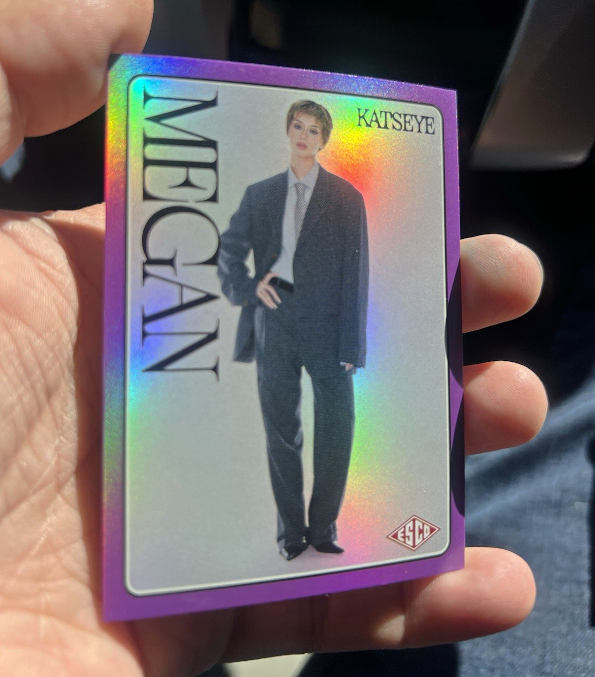 2026 ESCO KATSEYE WILD MEGAN #31 006/030 FOIL /30 RARE LOW SERIAL KPOP
