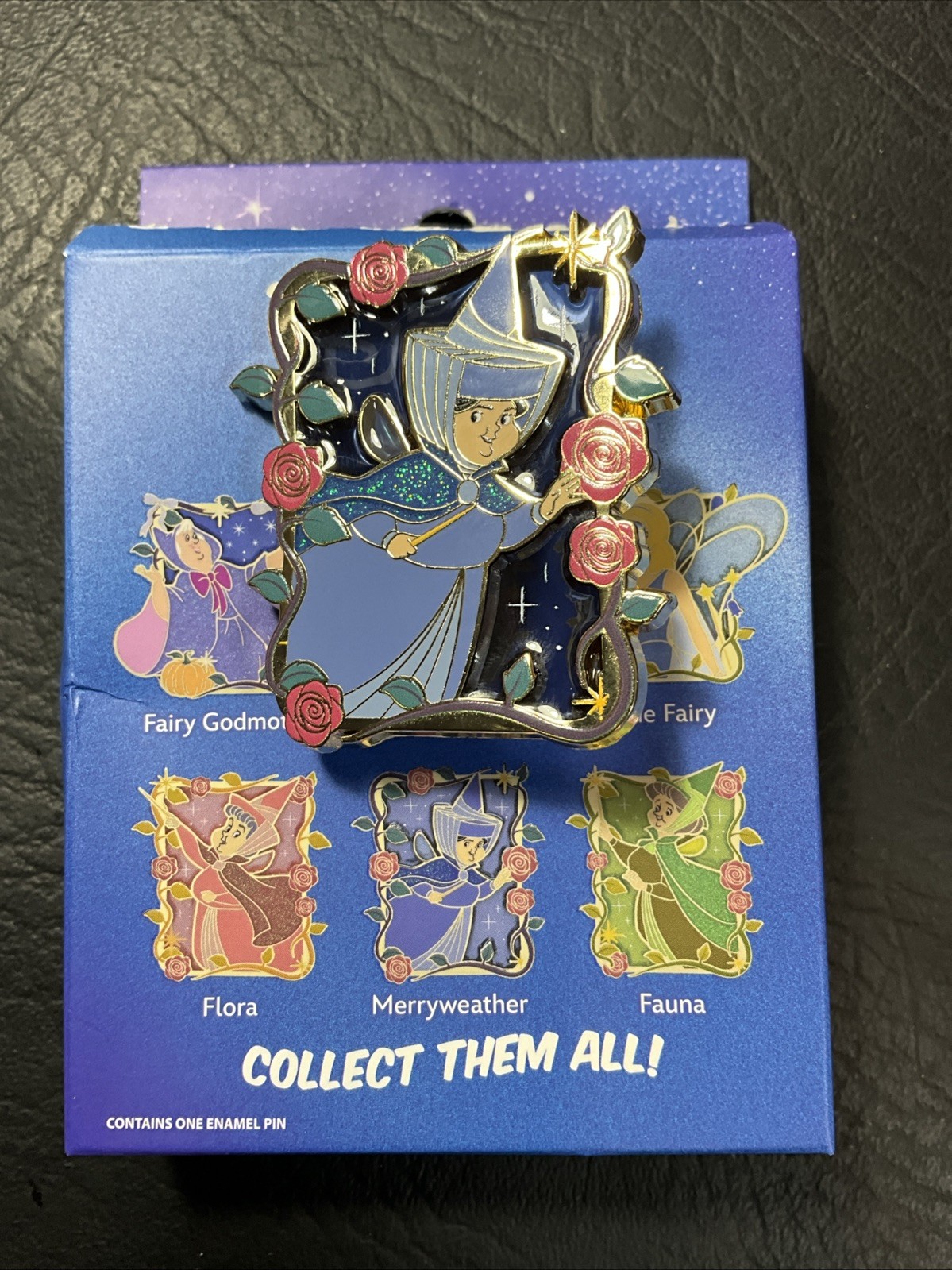 Monogram Disney Fairies Enamel Pin Blind Box Sleeping Beauty Merryweather Fairy