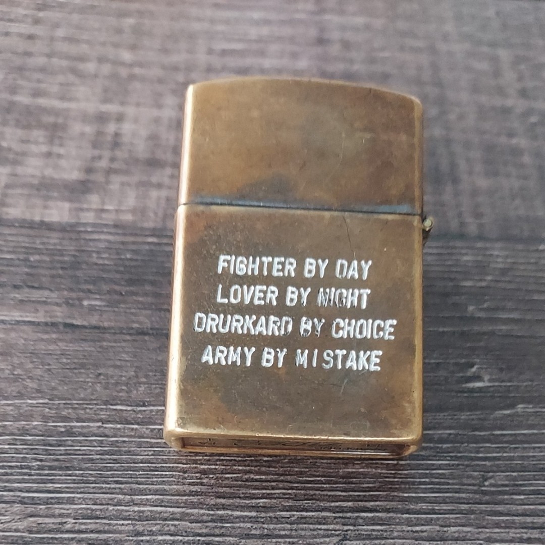 Vintage 1971-72 ZIPPO Vietnam War US Army Airborne Paratrooper Quang Ngai Khaki