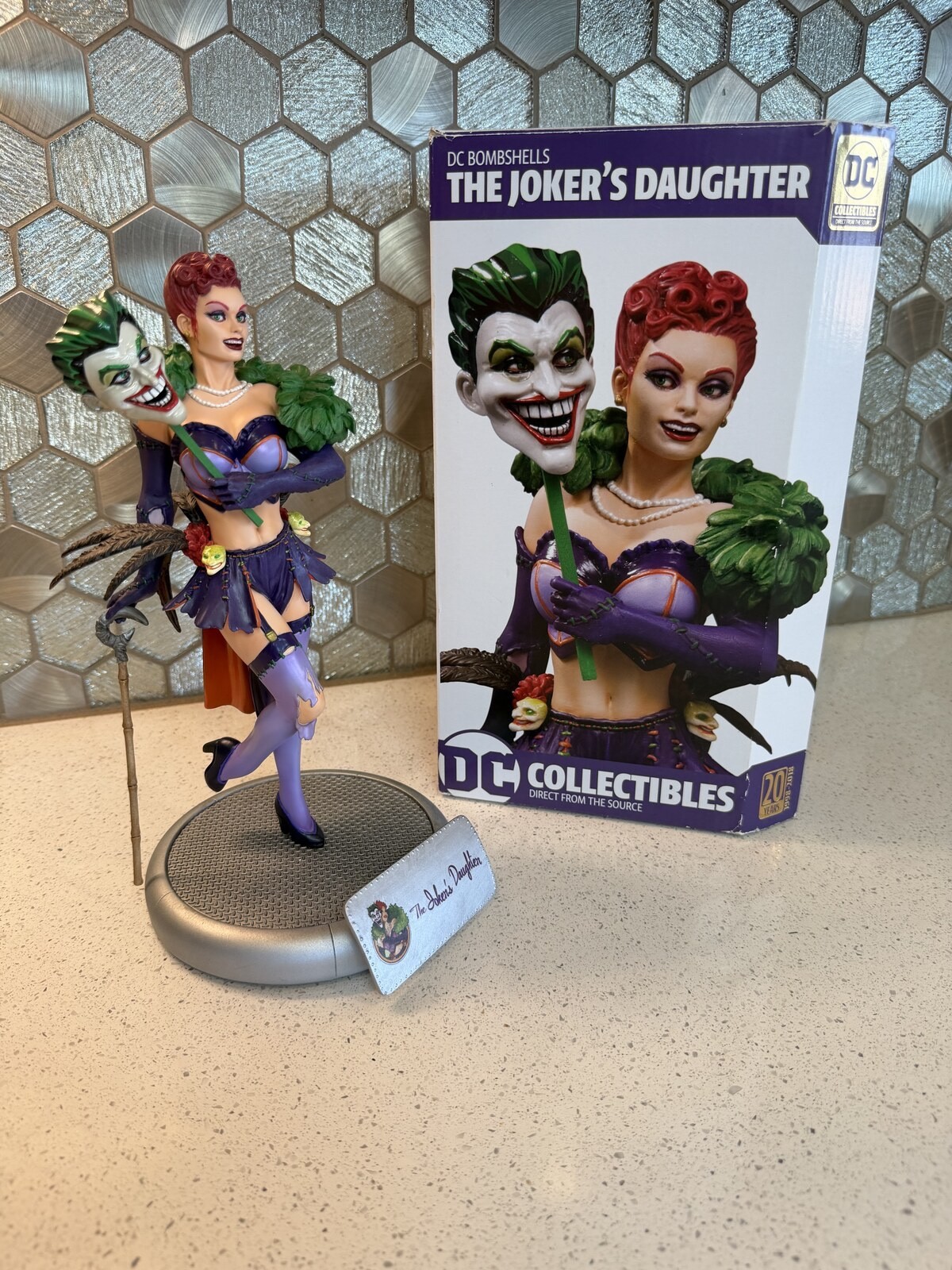 DC Collectibles DC Bombshells The Joker\'s Daughter Statue #1547/5000 w/ Box