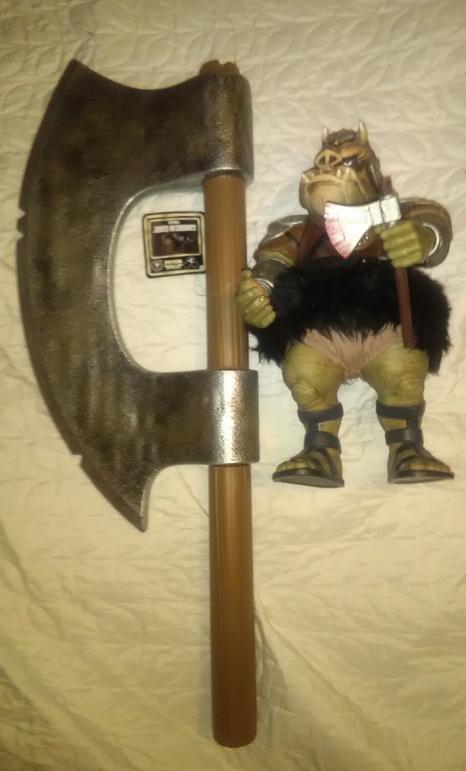 Disney Parks Star Wars Gamorrean Guard Axe Large Foam/Rubber