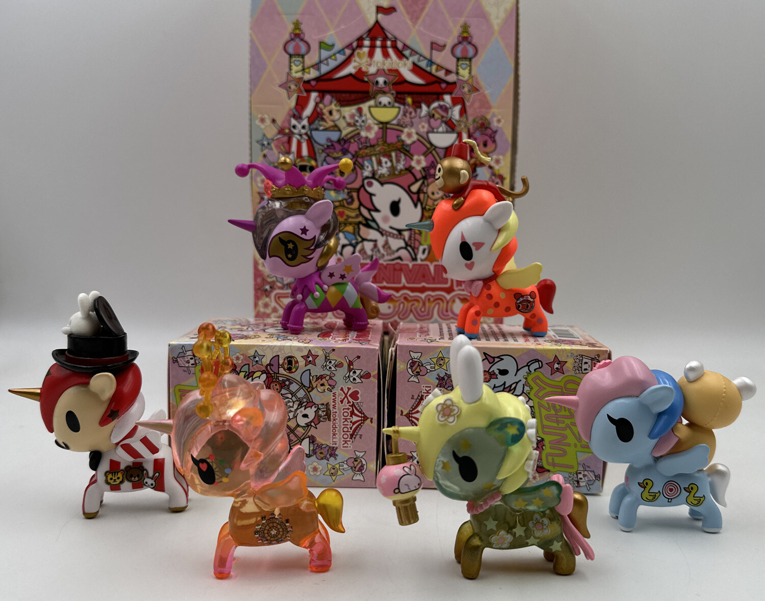 Tokidoki Carnival Unicorno Series: Set of 6 Without Chasers (MMM)