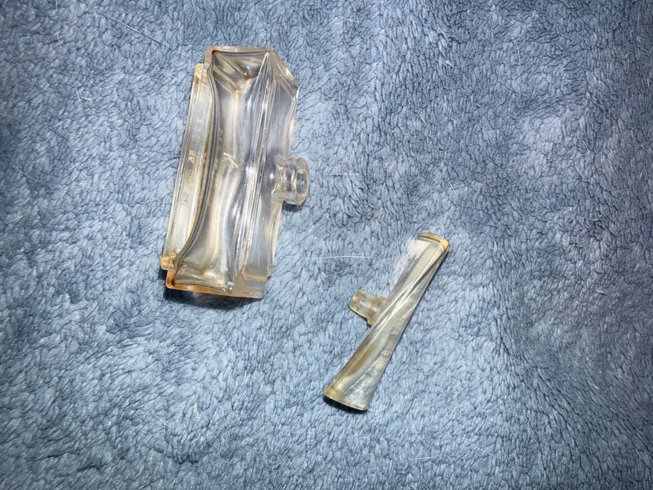 Vintage French Miniature Perfume Bottle EMPTY Made in France 4ml Bar Stopper