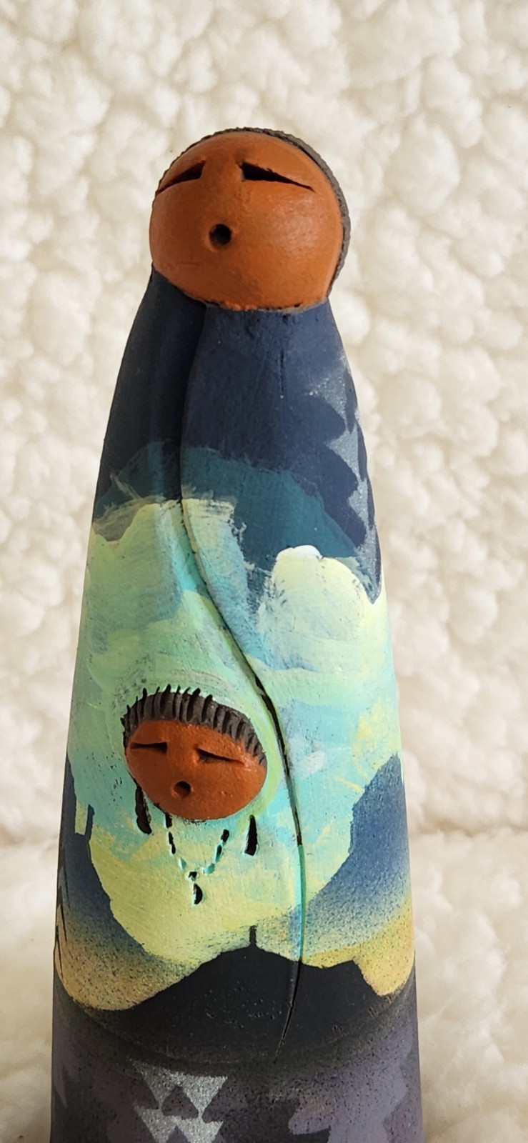 Native American John Whiterock Tribute To Mothers Pottery 6\