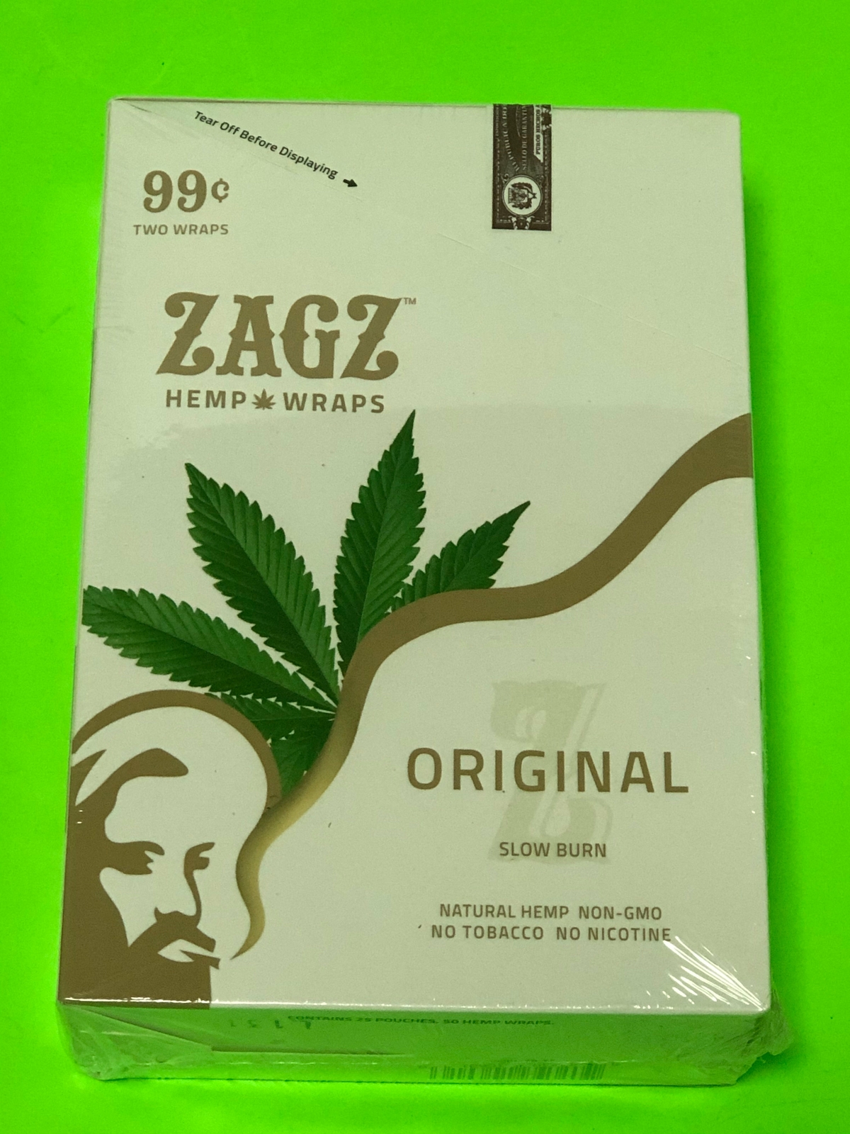 FREE GIFTS🎁Zagz Original 50 High Quality Natural🍁Hemp Rolling Papers🔥RARE💨♨️
