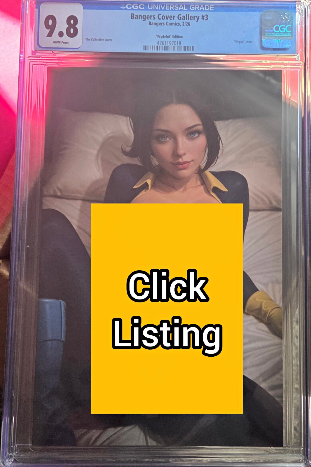Bangers Cover #3 Kitty Pryde X-Men CGC 9.8 Virgin LE