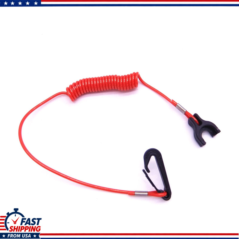 Safety Kill Switch Lanyard Johnson Evinrude OMC Outboard Motors