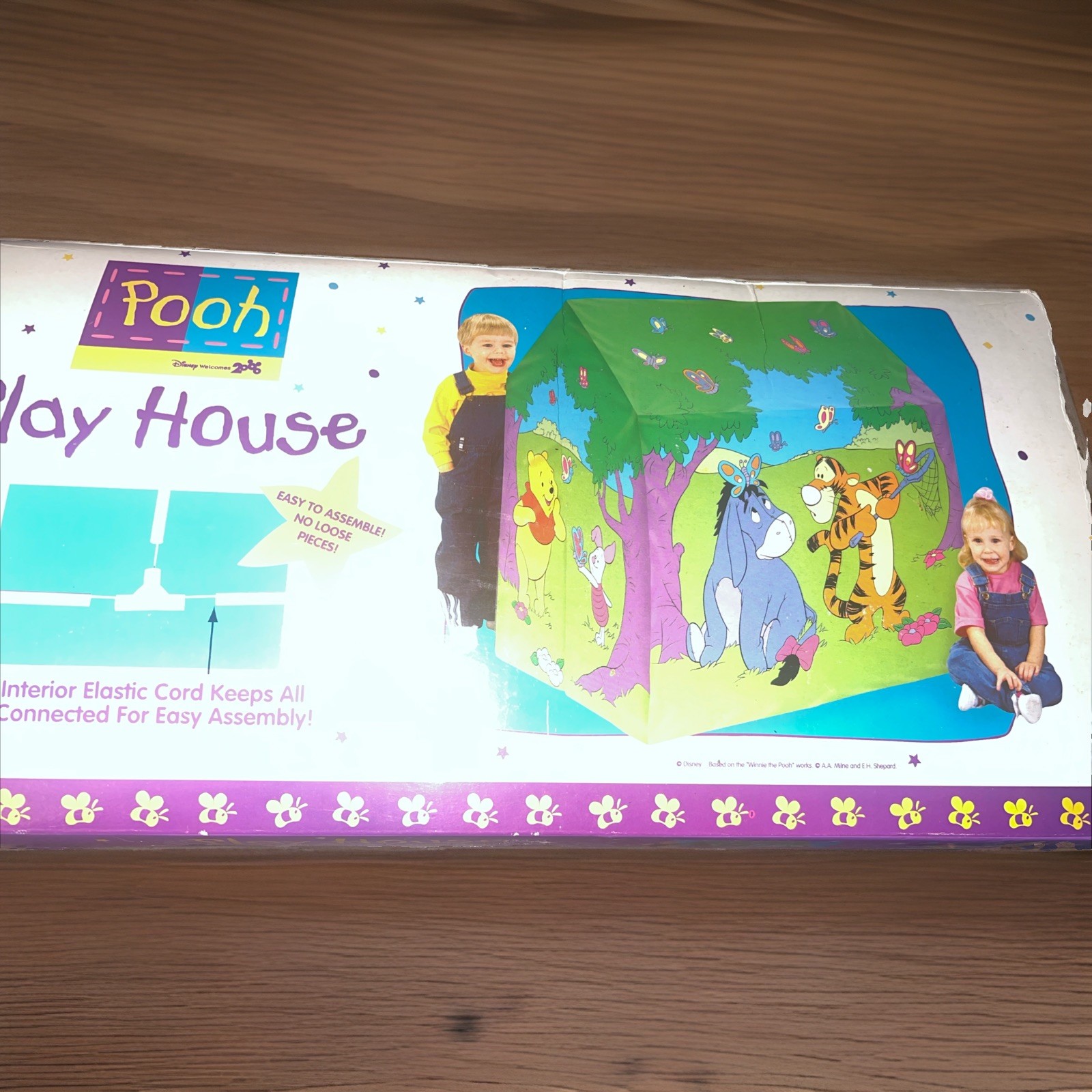 Vintage 1998 Winnie The Pooh Play House Text New In Open Box All Pcs & Inst, Inc