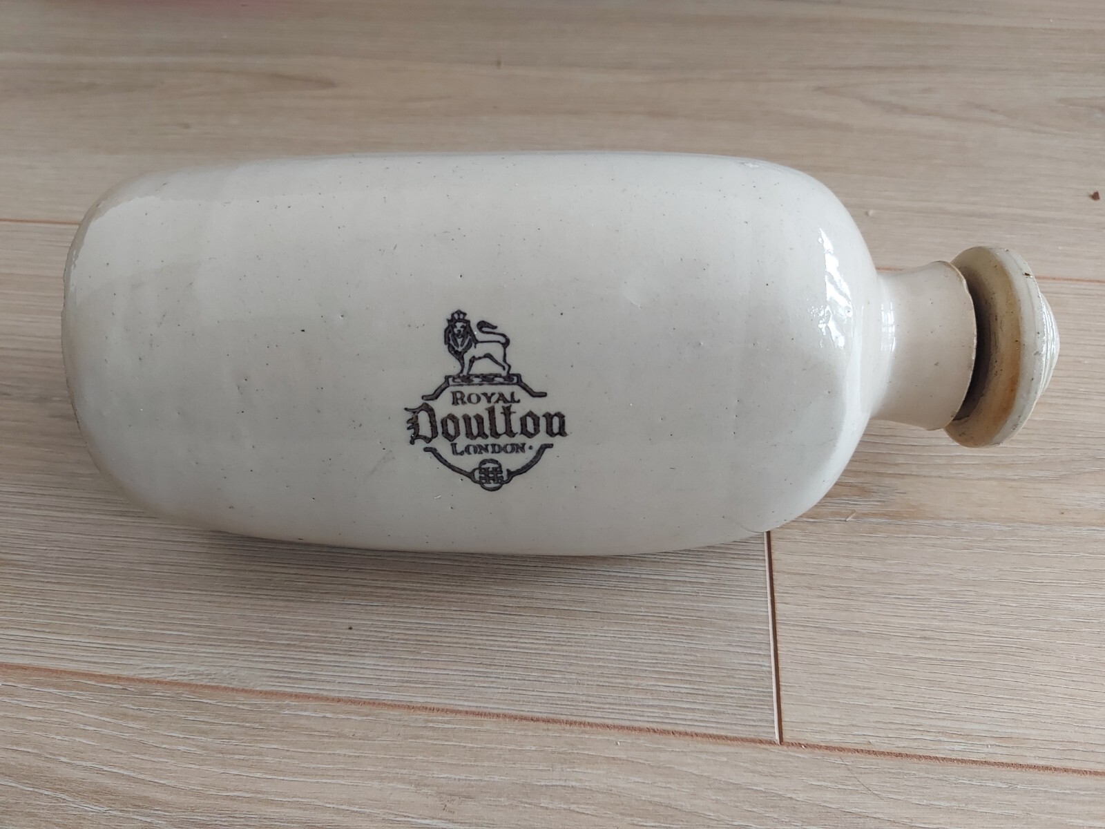 Vintage Royal Doulton Stoneware Hot Water Bottle, Bed Warmer