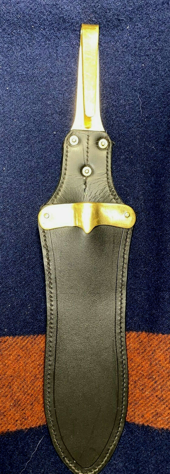 Replacement Leather Sheath for M1880 Hunting Knife - Late Pattern
