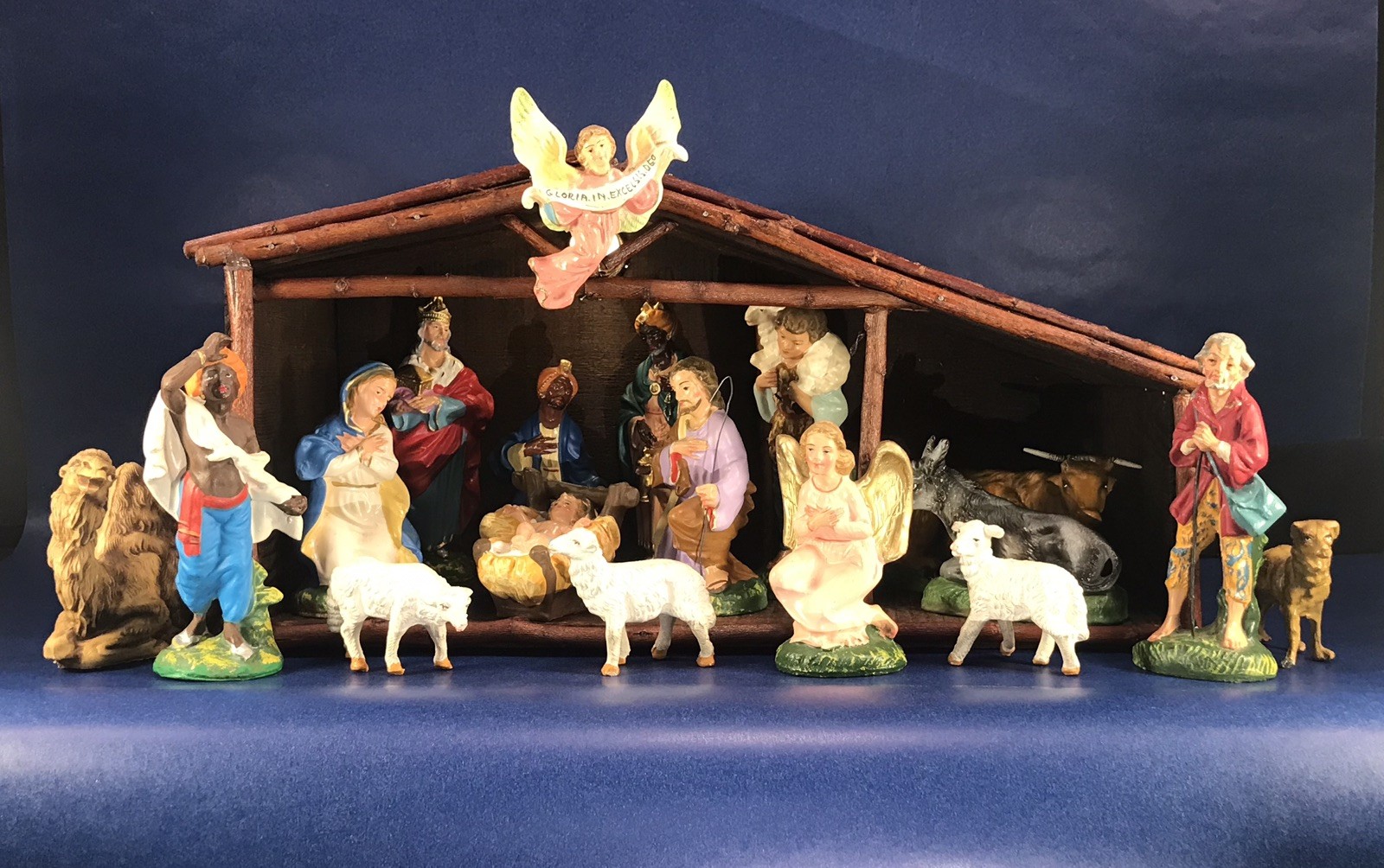 VINTAGE FONTANINI NATIVITY SET ITALY 5