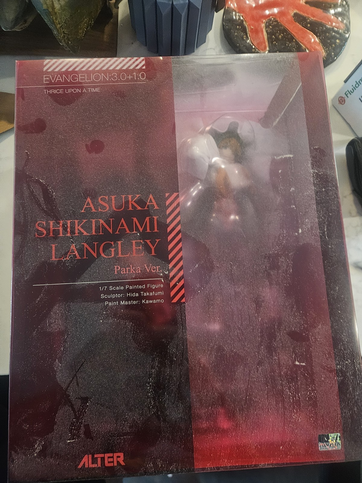 Evangelion:3.0+1.0 Thrice Upon a Time Shikinami Asuka Langley Hoodie Ver. Figure