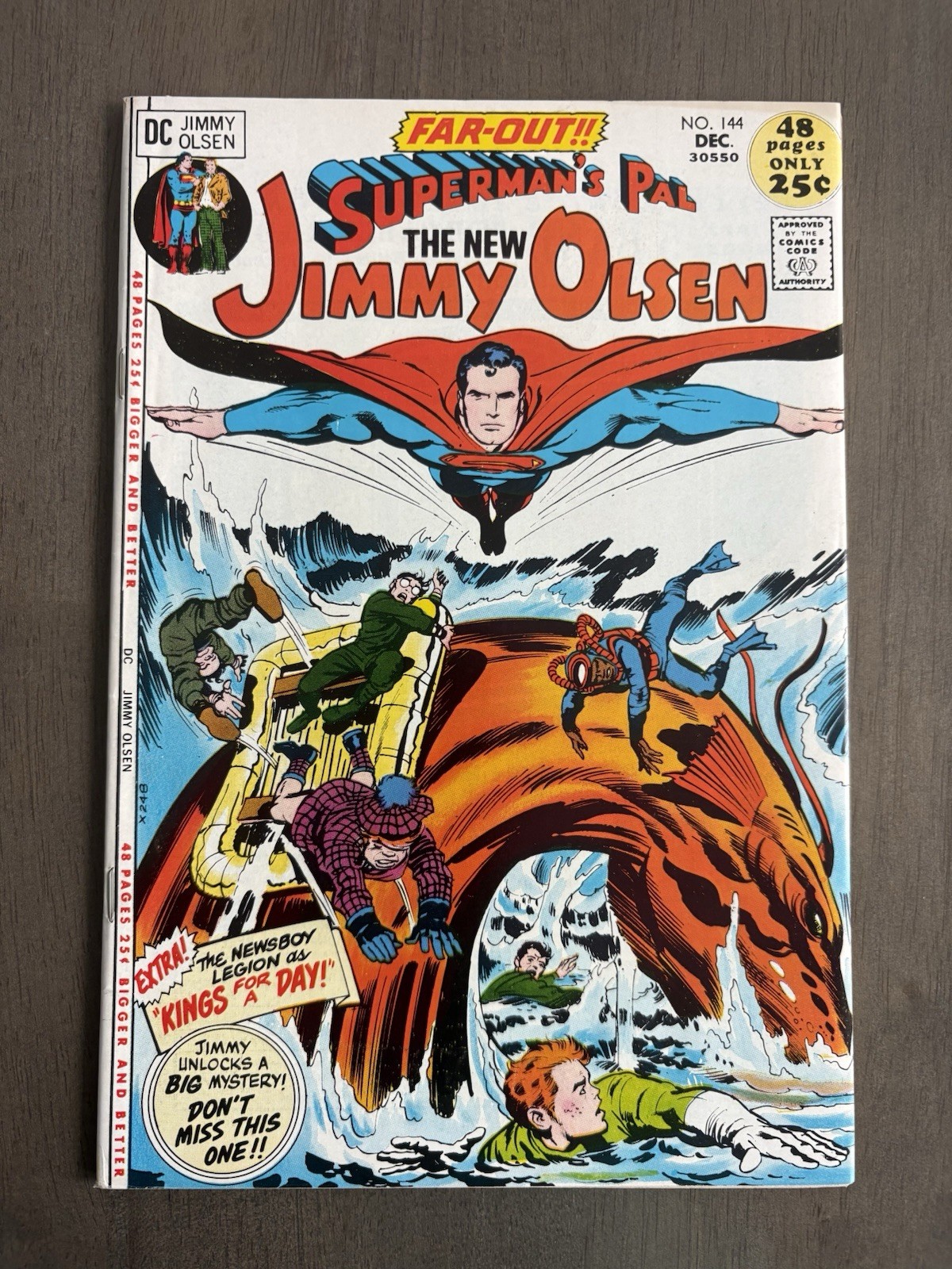 Superman\'s Pal Jimmy Olsen #144 DC Comics Jack Kirby Bronze Age 1971. 9.2 NM