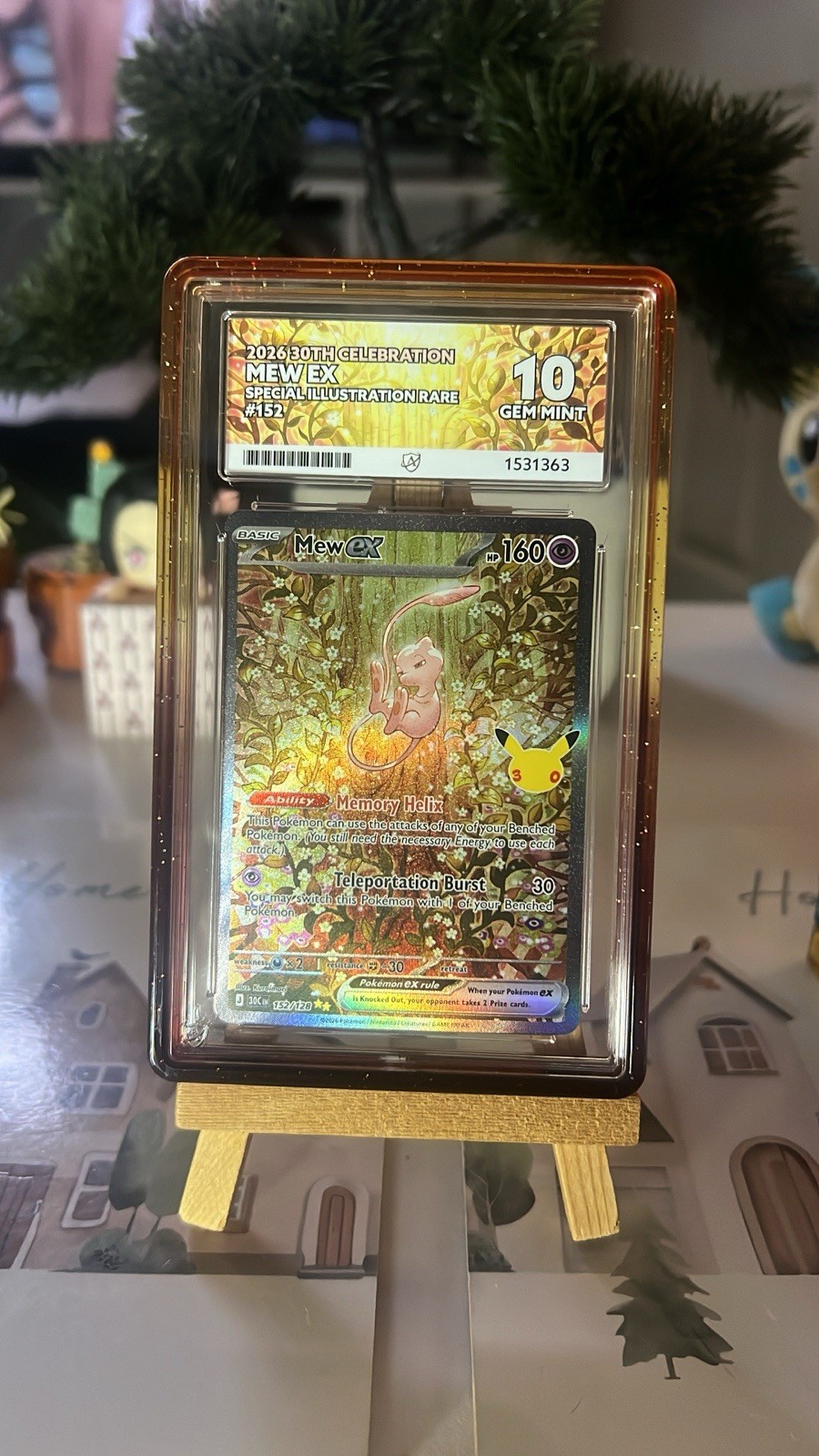 Pokemon TCG Mew EX #152 ACE 10 Gem Mint PERFECT 10 SUBS 30th Celebration Pokemon TCG Mew EX #152 ACE 10 Gem Mint PERFECT 10 SUBS 30th Celebration