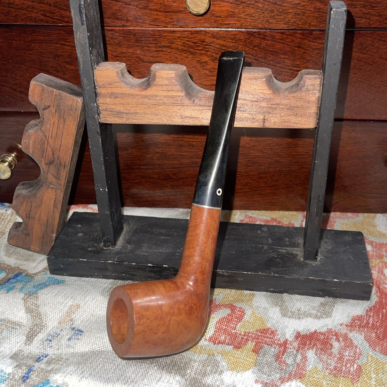 NOS KAYWOODIE CONNOISSEUR # 22 Vintage Briar Wood Tobacco  Pipe 1938-1954 LQQK