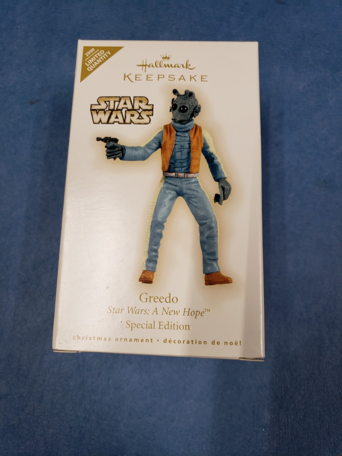 Hallmark Keepsake 2009 Greedo Star Wars A New Hope Limited Edition Ornament NIB