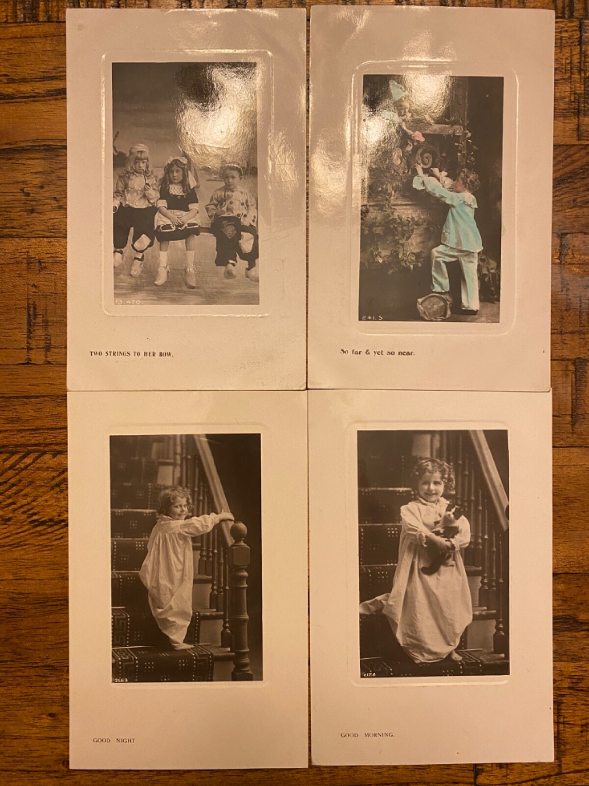 Vintage Postcards Early 1900s Girls & Boys Bamforth & Co., New York NY Lot - 4