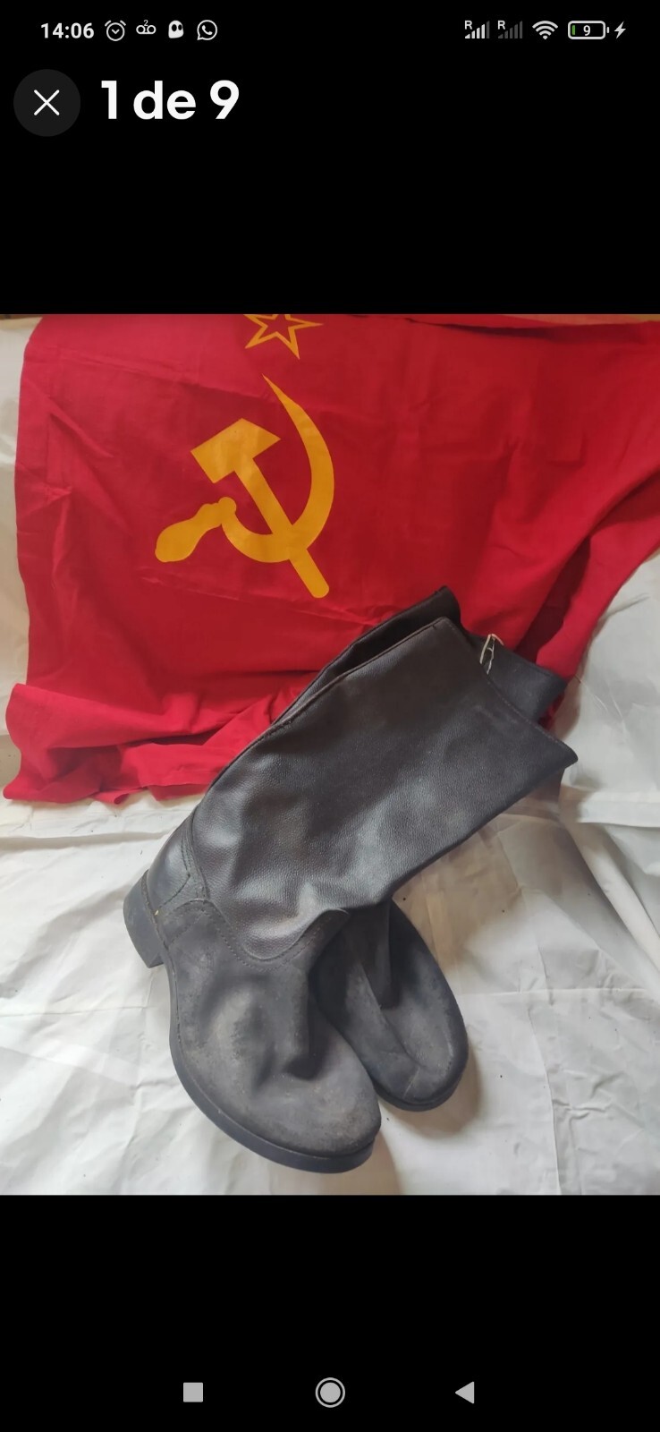Vintage косфо 270C 🇷🇺Russia Military boots 1990s Soviet Style US Mens size 10