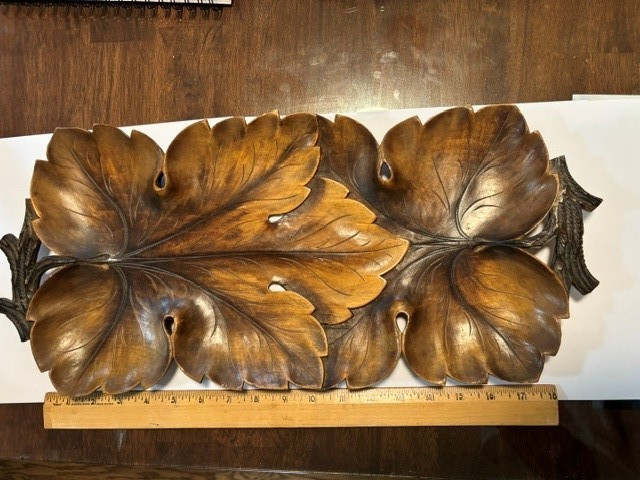 Folk Art Wood Carving Perfect for Fall as a Center Piece or Decoration