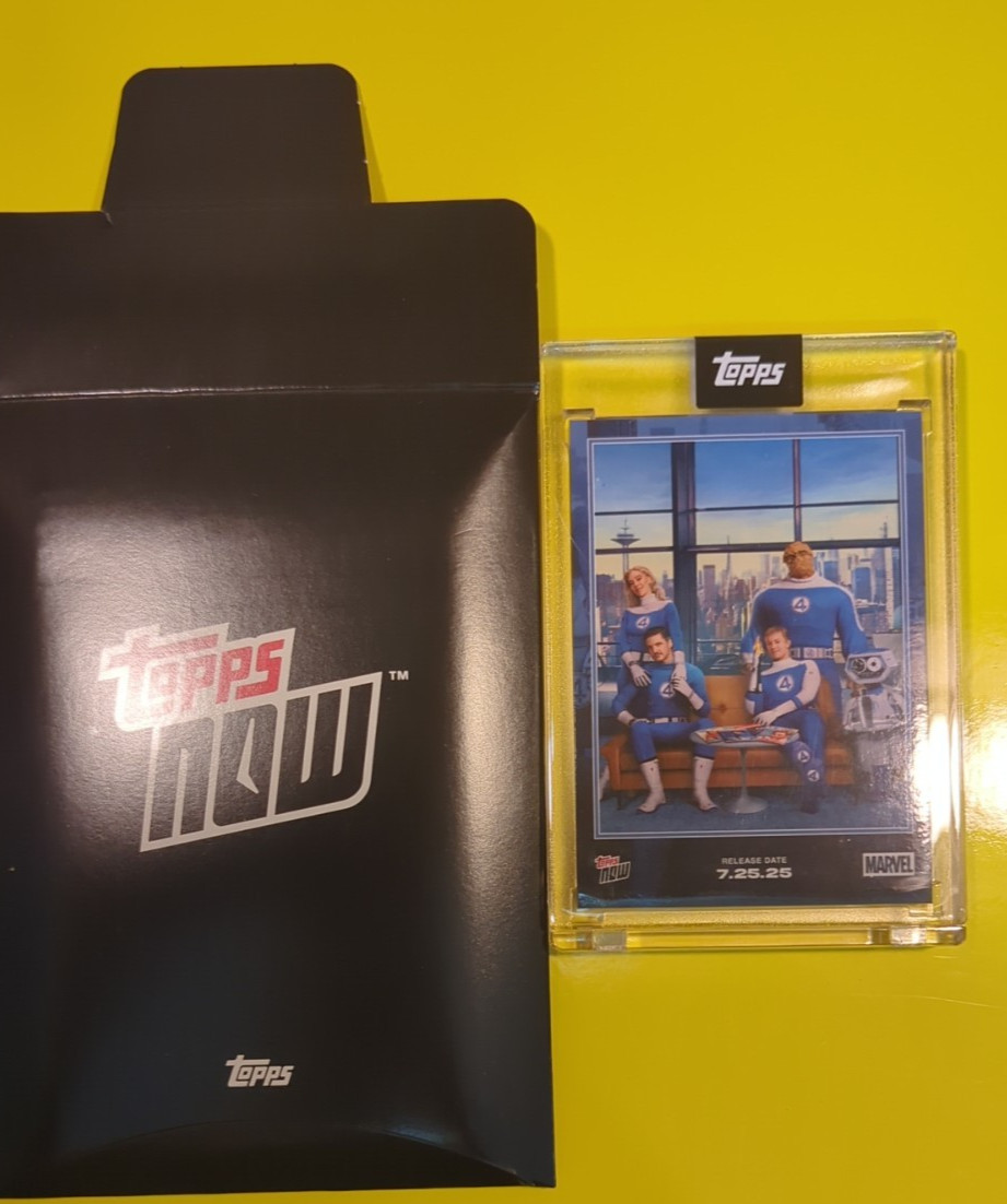 SEALED IN HAND NOW TOPPS 2025 MARVEL TOPPS NOW FANTASTIC  4 FOUR : First Steps 