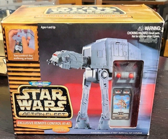 1996 Star Wars Action Fleet RC Imperial AT-AT Walker #73419 Galoob Sealed