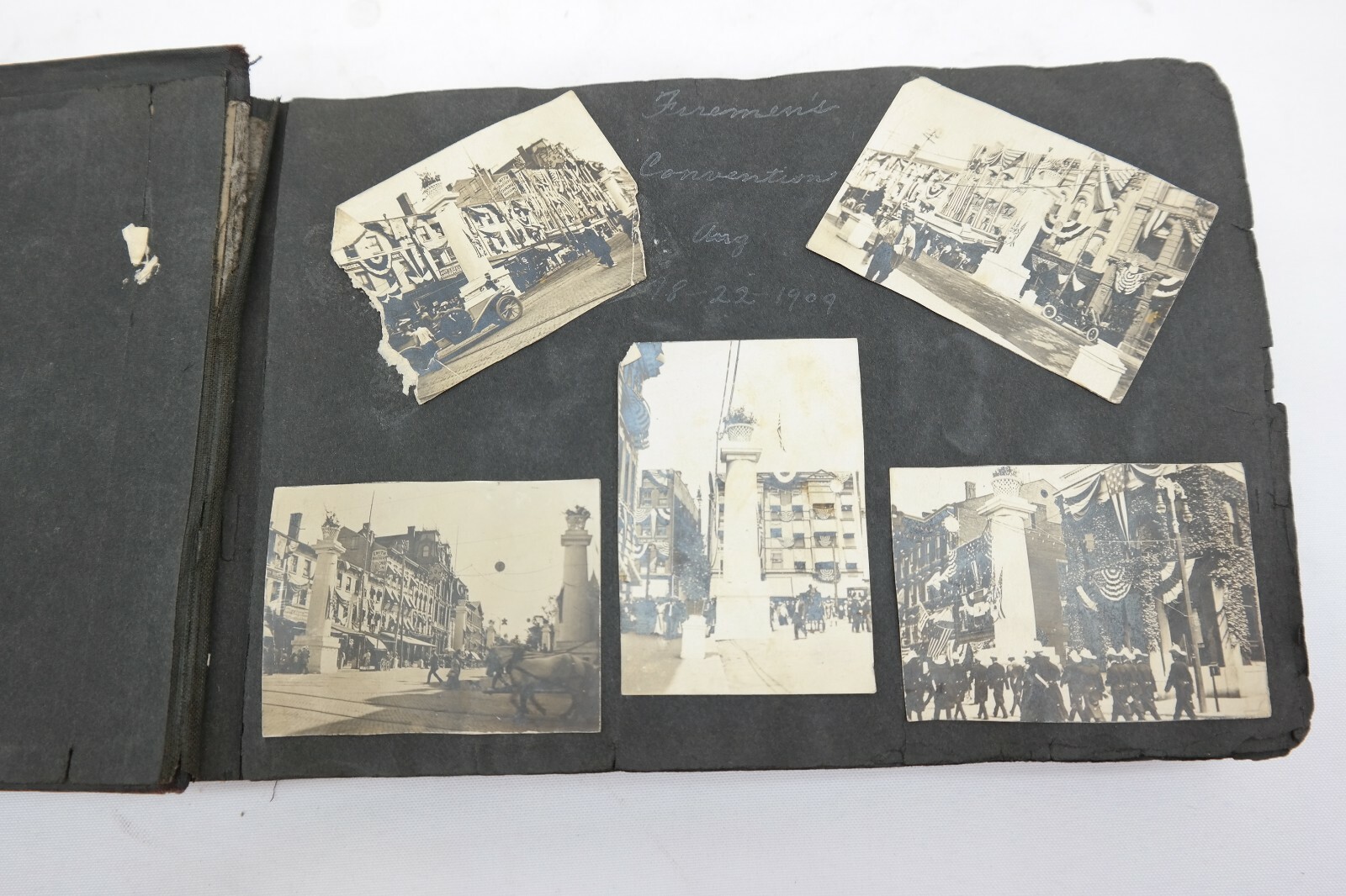 Vintage Antique Family Photo Album Early 1909-1915 Over 100 PHOTOS Notheast USA