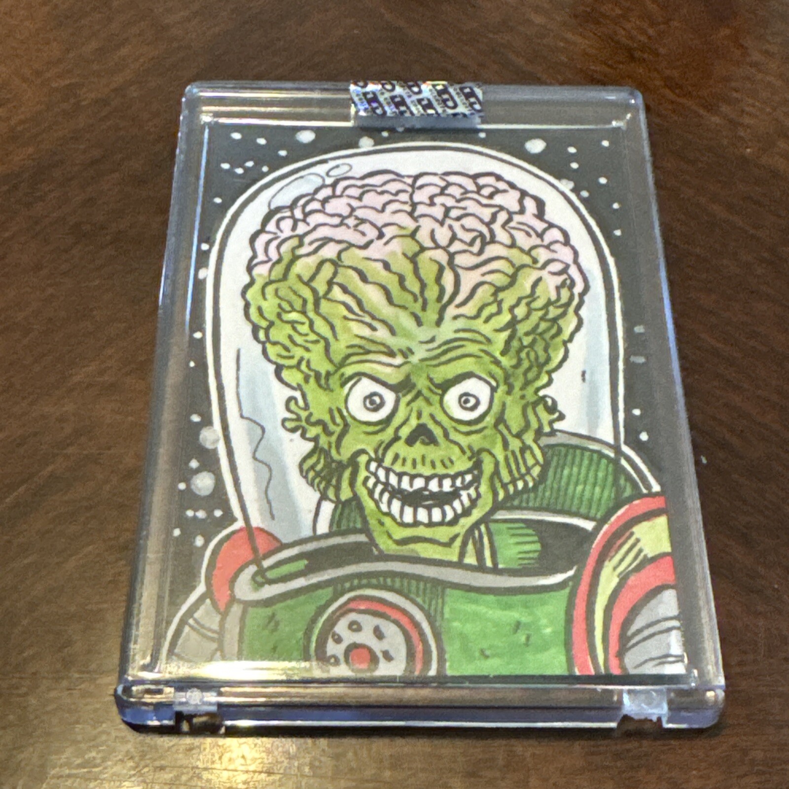 Martian Attacks Martian Original Art Card One Of A Kind 1/1