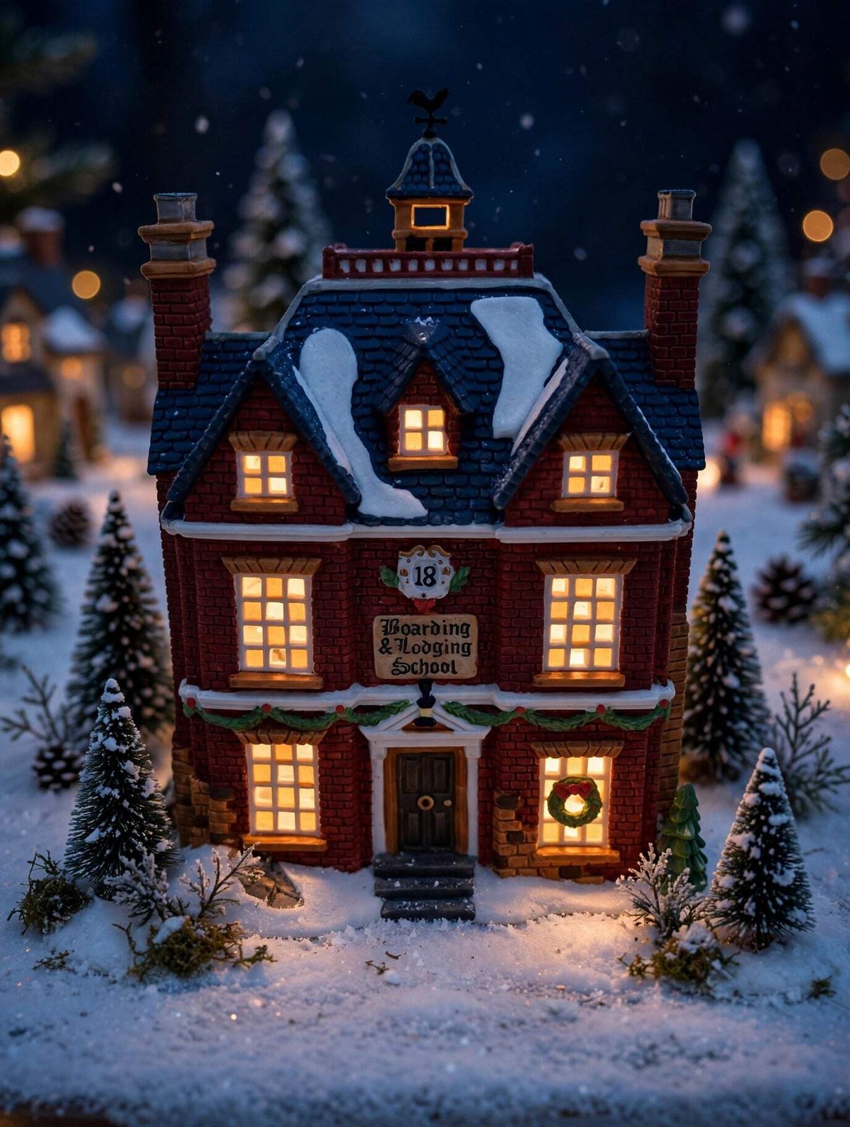 Vintage 1993 Department 56 Boarding & Lodging School #18 – Dickens’ Village Comm