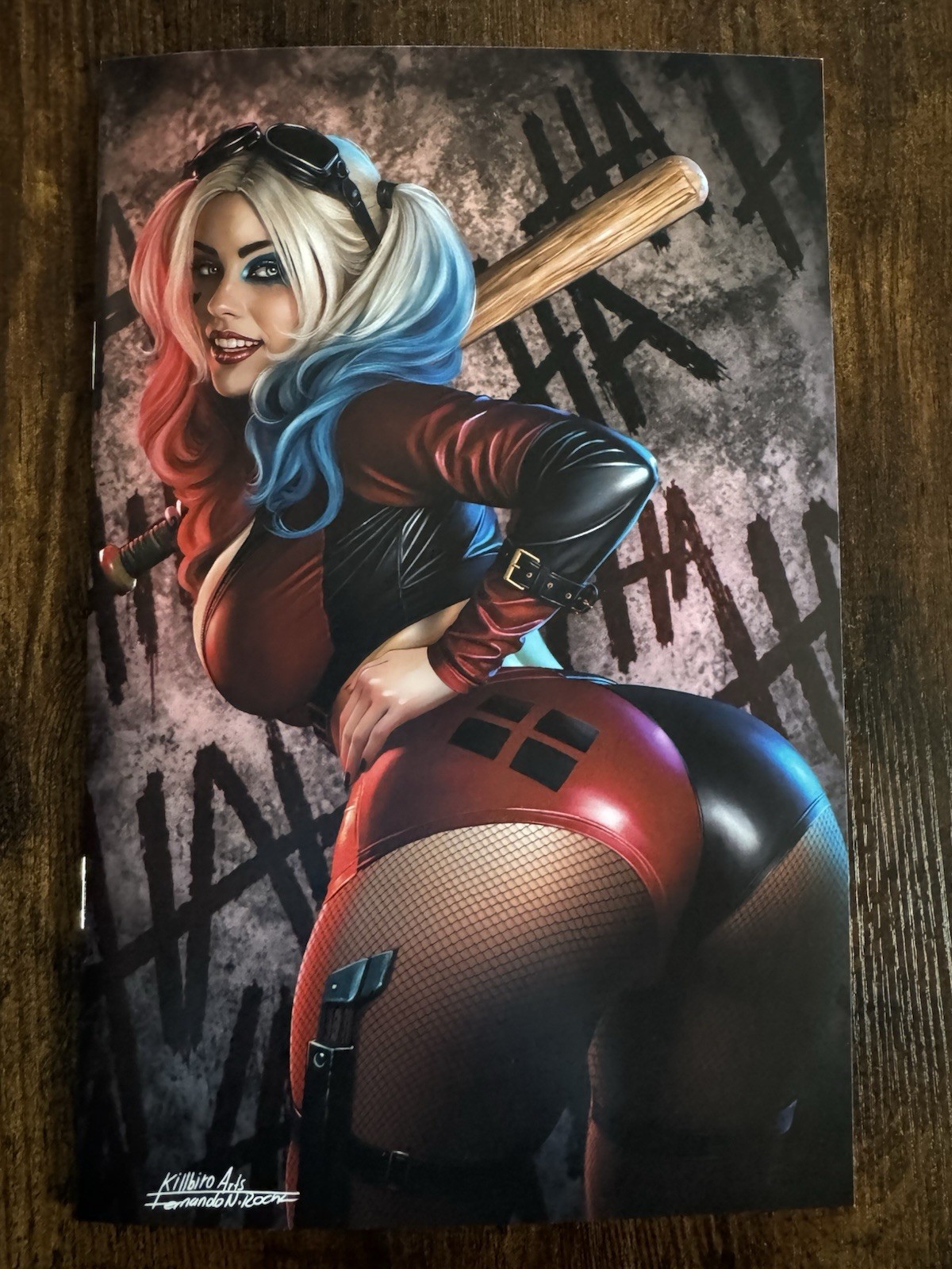 HARLEY QUINN Gallery NICE Virgin Variant by Fernando Rocha Limited To 100 Copies