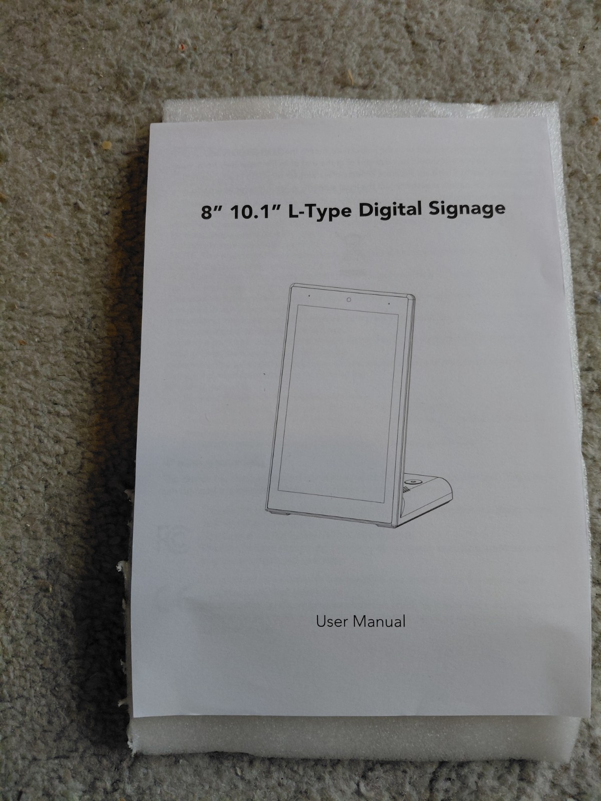 L Shape Capacitive Touch Screen Customer Restaurant Bank Ordering RJ45 NFC POS