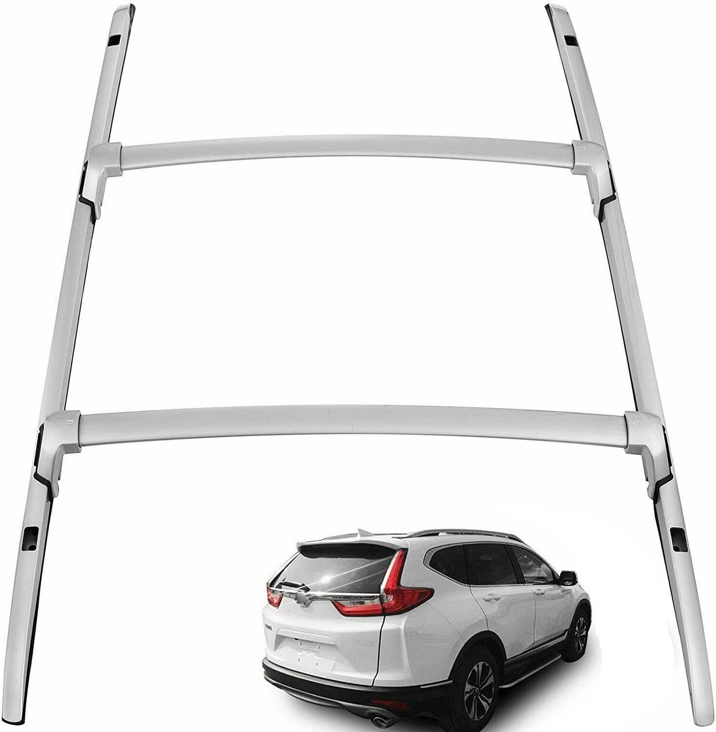 Roof Rack Cross Bars Crossbar Side Rail for Honda CRV CR-V 2023-2026 2025 Silver