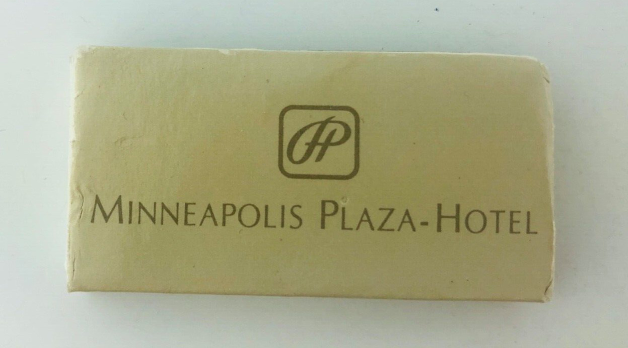 Vintage Minneapolis Plaza Hotel Matchbook Minnesota MN 1980s