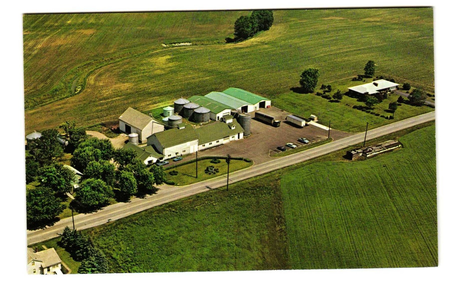 Gries Seed Farms INC Fremont OH Vintage postcard unposted
