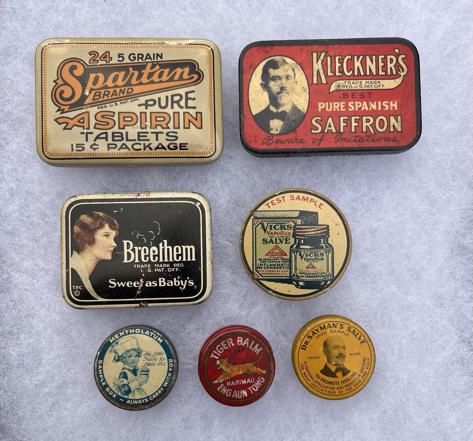 Antique Lot Of Medical Medicine Advertising Tins Antique Lot Of Medical Medicine Advertising Tins