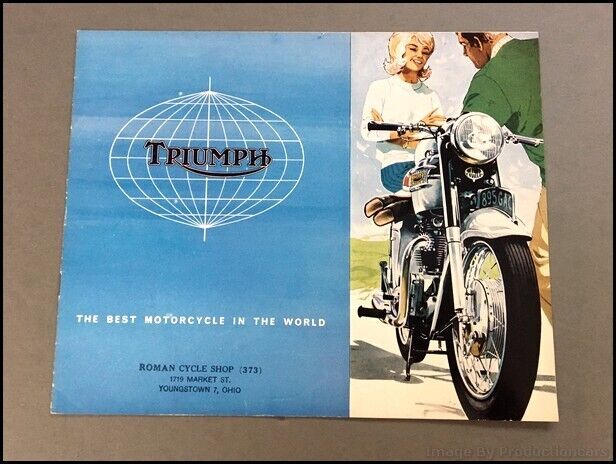 1964 Triumph Motorcycle Bike Brochure Catalog - Trophy Thunderbird Bonneville