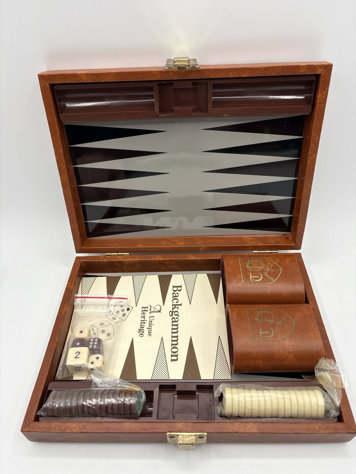 Rare Pharmaceutical Drug Rep Promotional Backgammon Set - Late 1970's (NEW)