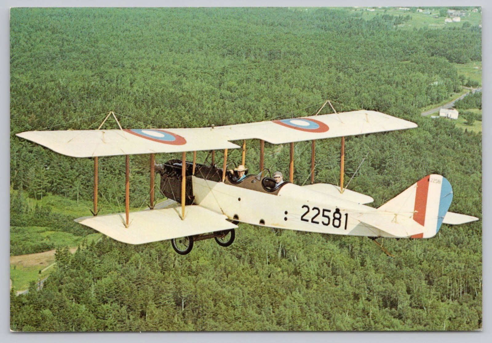 1918 J-1 Standard Airplane Aviation Museum 6x4 Postcard Unused