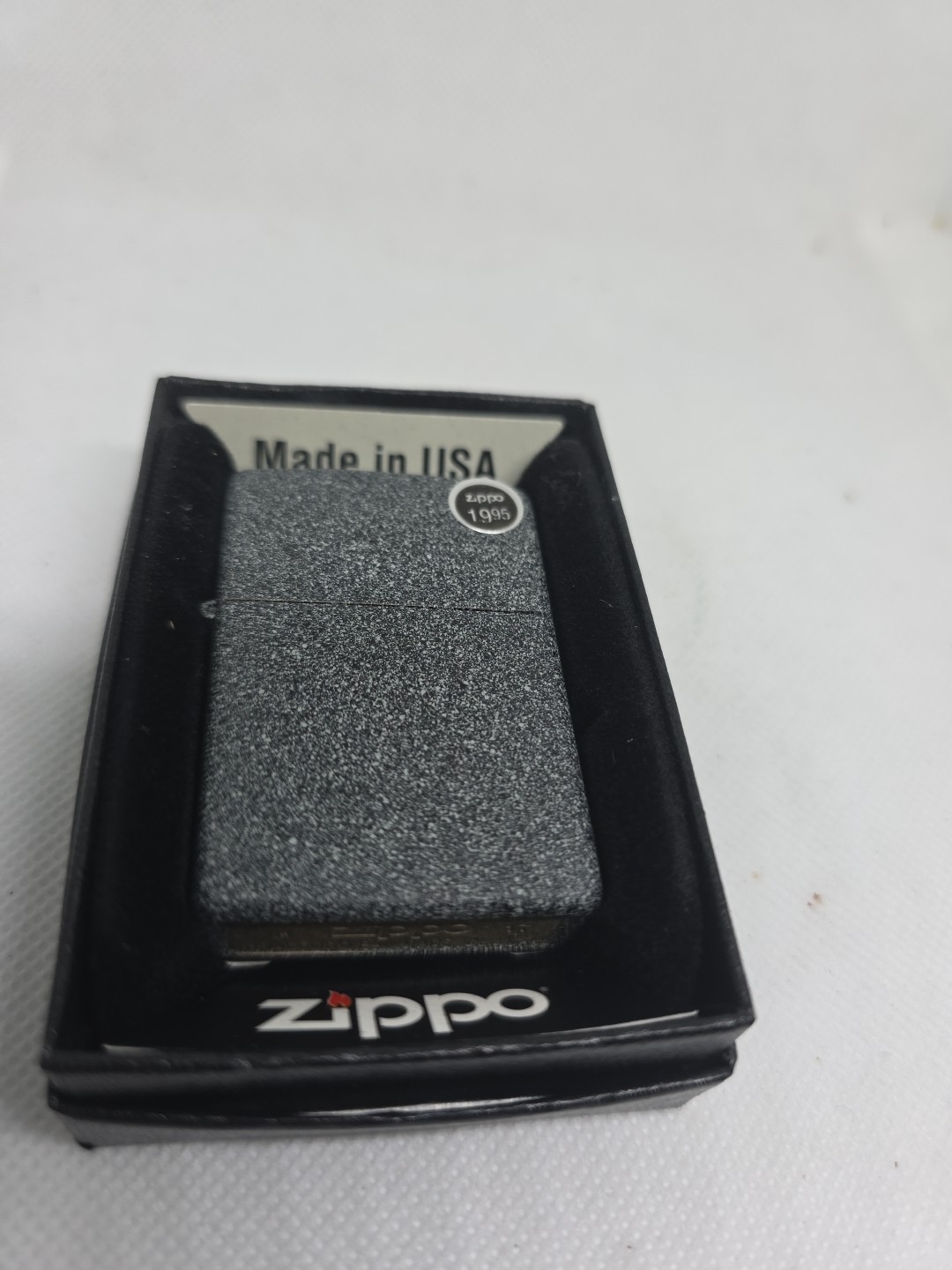 ZIPPO  PREVIOUSLY COLLECTED Not Used SEALED Lighter IRON STONE 2017