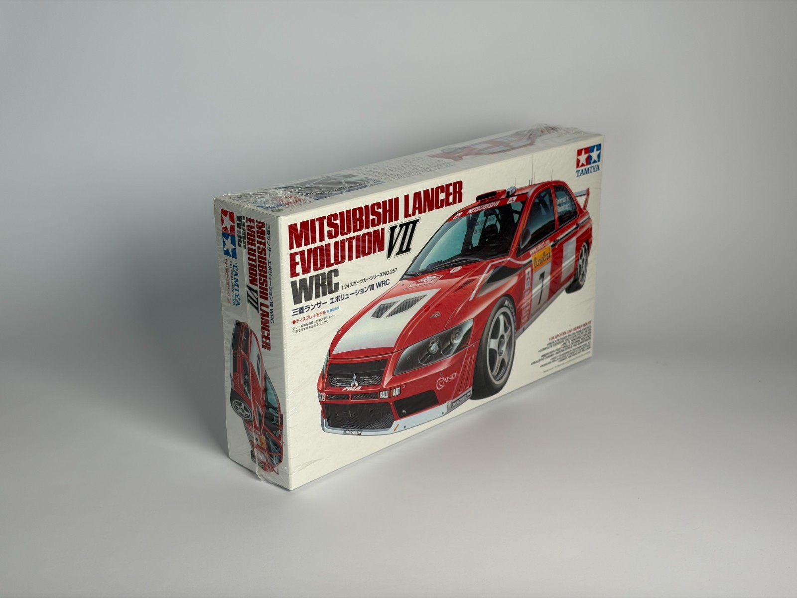 Mitsubishi Lancer Evolution VII WRC Sports Car Model, TAMIYA, Sealed, Unopened