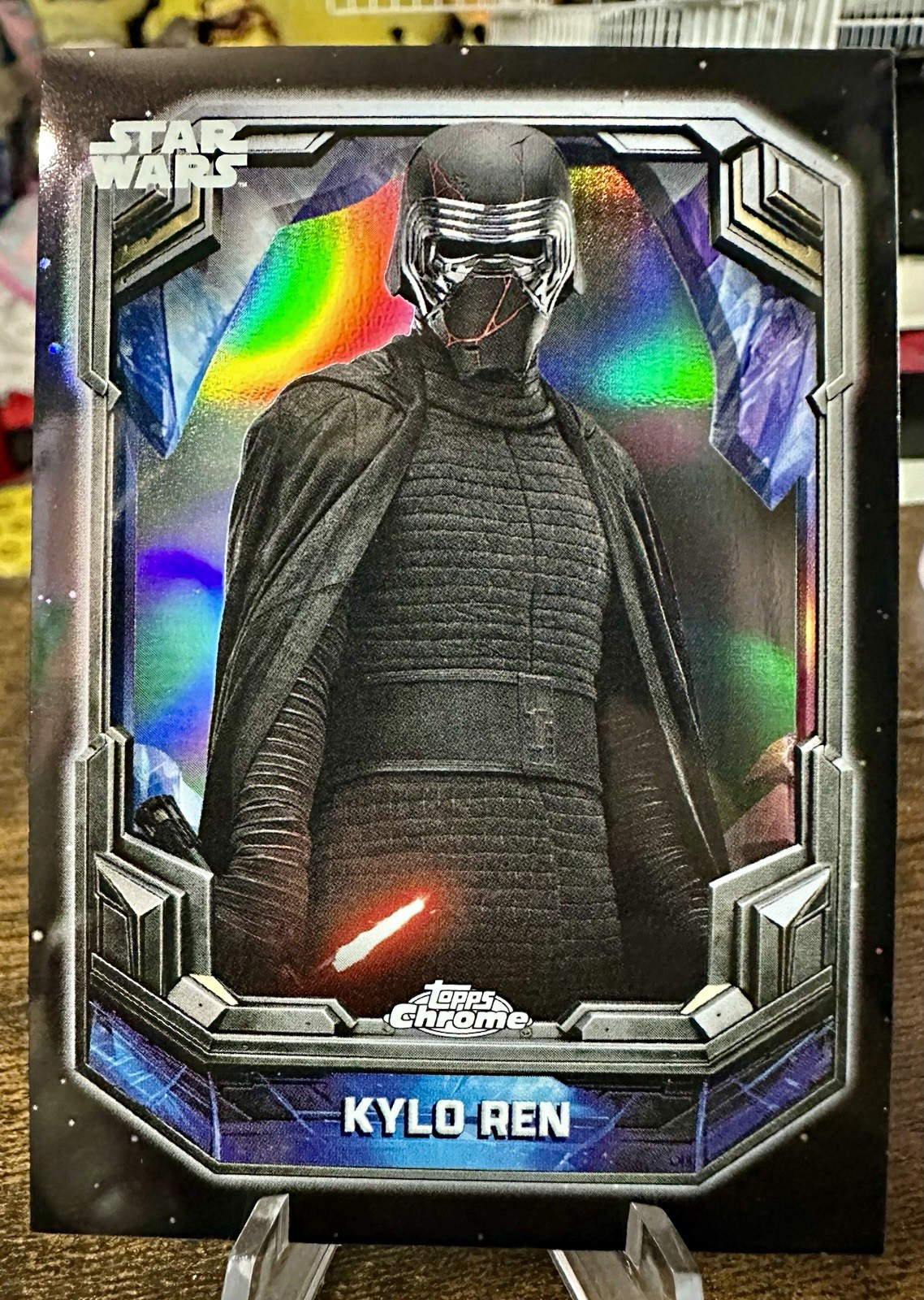 Topps 2026 Chrome Star Wars Kylo Ren Cosmic Crystals COS-22