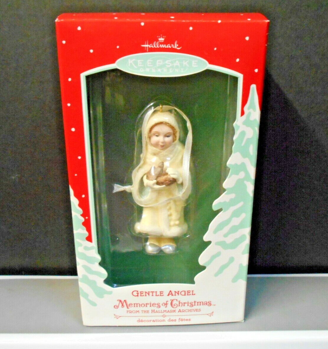 2002 Hallmark Keepsake Ornament Gentle Angel Memories Of Christmas New QP1426