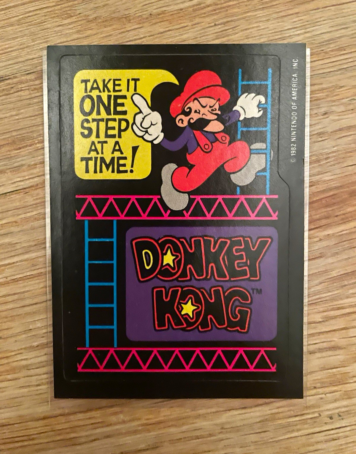 1982 Topps Nintendo Donkey Kong Mario Trading Card \ 1982 Topps Nintendo Donkey Kong Mario Trading Card \