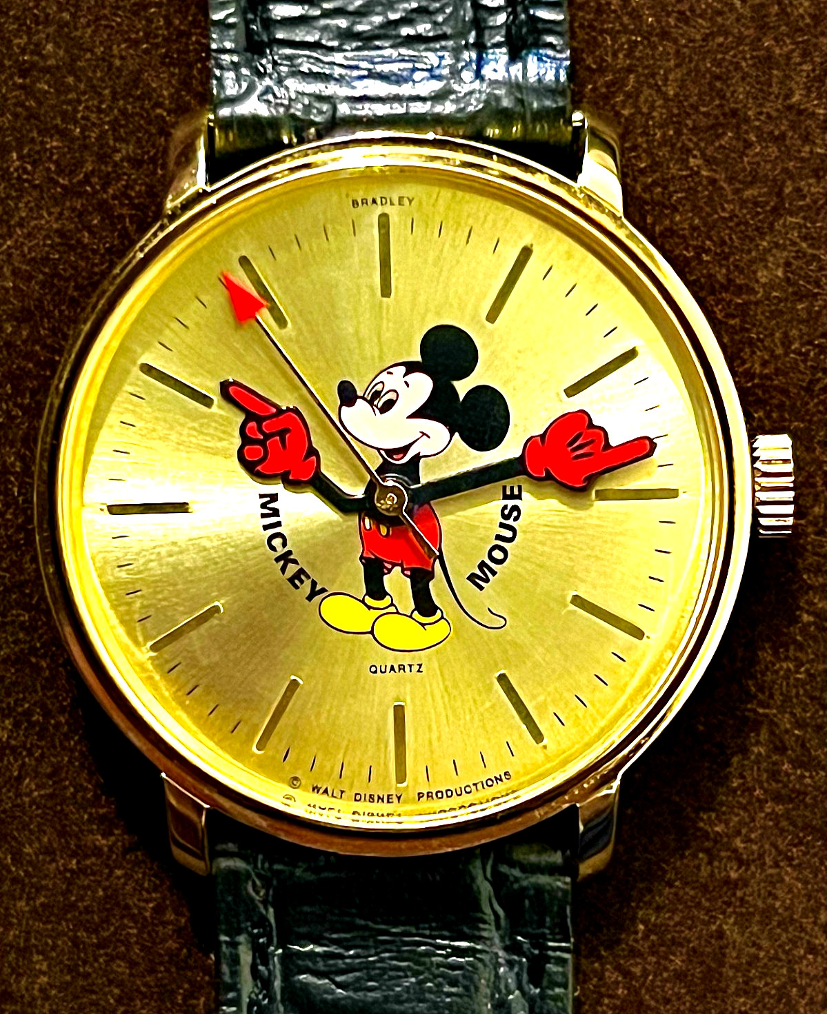 Vintage 1970s Bradley Disney Mickey Mouse Watch | Rare | Swiss | Complete Set