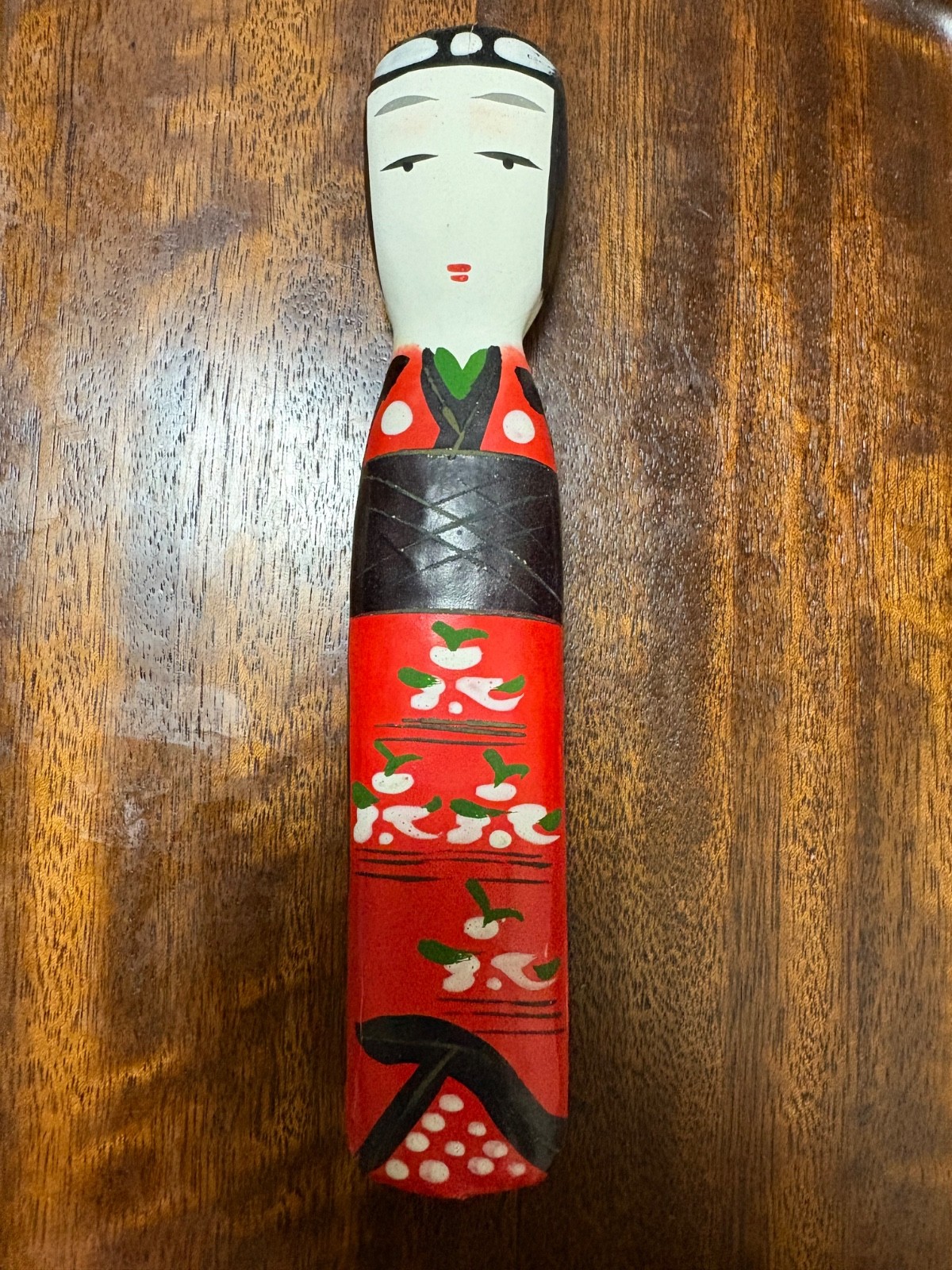 Vintage Japanese Hakota Doll Hako-san Kokeshi Papier Mache Paper Doll Folk Art