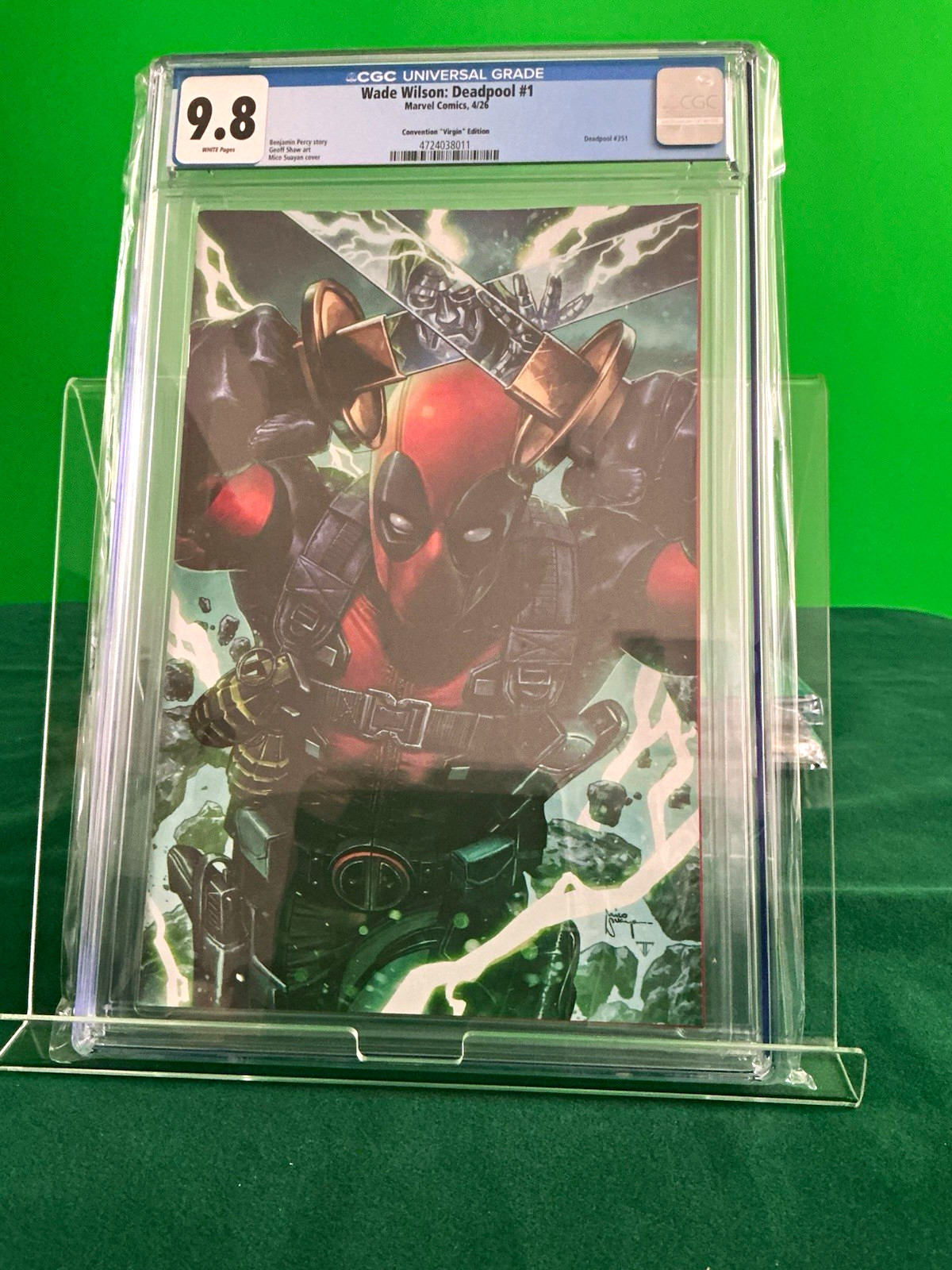 Marvel Wade Wilson: Deadpool #1 Virgin Variant CGC 9.8 (2026) Limited 800