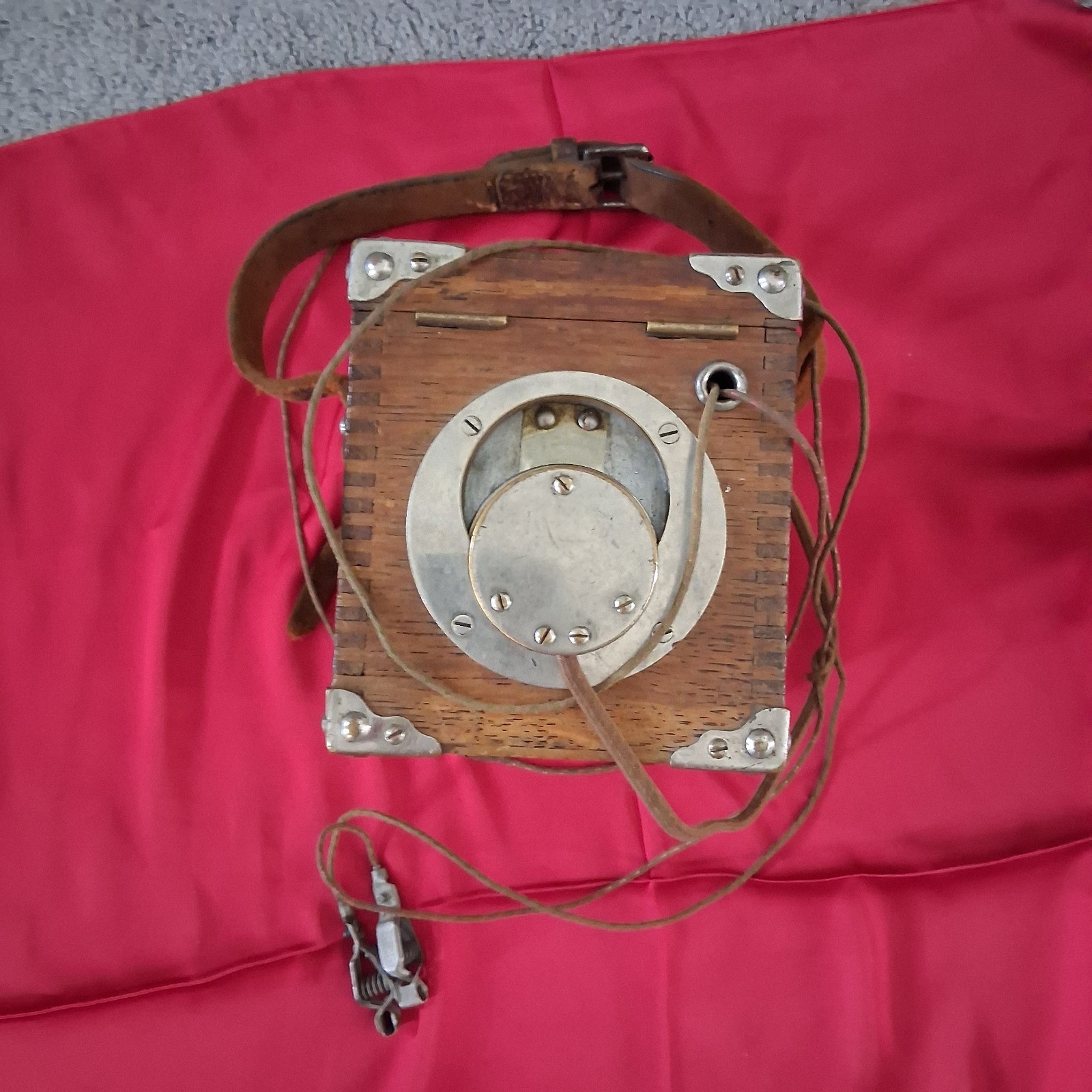 Antique 1910s Western Electric Signal Corps Trench Phone WWI Military Field VGC