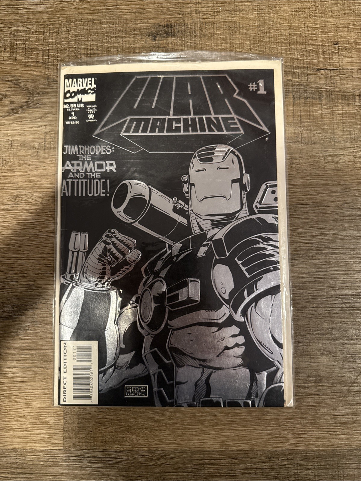 Marvel Comics War Machine #1 April 1994, Direct Edition